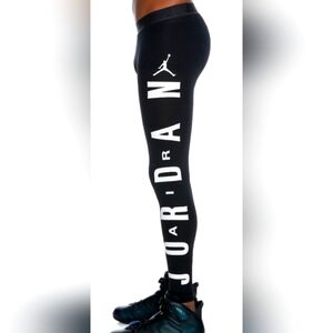 Air Jordan Boy's Black Compression Training Tights Size Small